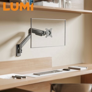 Support d'<span class=keywords><strong>écran</strong></span> d'<span class=keywords><strong>ordinateur</strong></span> réglable de 17 à 32 pouces, bras monté à ressort pour bureau, support mural à ressort mécanique pour moniteur PC - Product Image 1