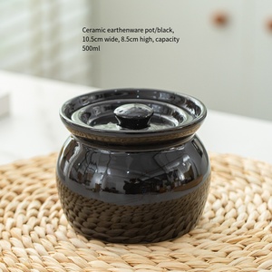 Pot en <span class=keywords><strong>terre</strong></span> <span class=keywords><strong>cuite</strong></span>, pot à soupe, pot à mijoter, pot à ragoût résistant à l'<span class=keywords><strong>eau</strong></span>, pot à soupe avec couvercle, bol en <span class=keywords><strong>terre</strong></span> <span class=keywords><strong>cuite</strong></span> résistant à la chaleur, pot en céramique - Product Image 5