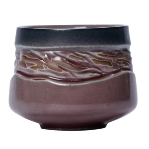 Tasses en céramique japonaise d'art irrégulier de 170 ml, bouche ronde et carrée, petites tasses à thé et à café, vente en gros d'usine, poterie - Product Image 6