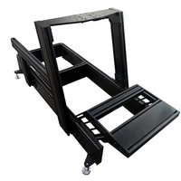 Cockpit de simulation de course en aluminium à fentes fermées DIY 40120 40160, configuration complète avec surfaces planes pour sièges de voiture modifiés