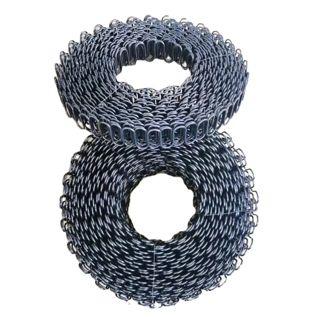 Factory custom services wire forming bending 3.0mm 3.8mm anti-rust zig zag rolls Sofa springs