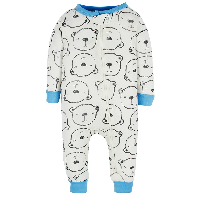High Quality Custom Baby Print Romper Pajamas Baby & Toddler Boys Unbearably Cute Snug Fit Footless Pajamas For Sleeping