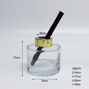 Top Popular Mini <strong>Skull</strong> <strong>Glass</strong> <strong>Bottle</strong> Empty <strong>Skull</strong> <strong>Bottle</strong> with Lid - Product Image 3