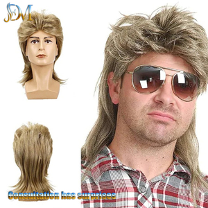 <span class=keywords><strong>Perruque</strong></span> frisée pour hommes, style punk rock et heavy metal, pour fêtes à thème <span class=keywords><strong>carnaval</strong></span> et perruques, fabricant chinois - Product Image 2