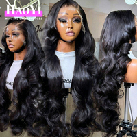 Perruques Lace Front en cheveux humains vietnamiens bruts, ondulées, sans colle, avec dentelle HD, vente en gros pour femmes noires