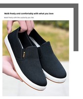 Sepatu kanvas pria RO model low-top, sepatu olahraga anti selip