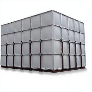 Réservoir d'eau en fibre de verre assemblé sur mesure pour la lutte contre les incendies et l'irrigation agricole avec garantie de 4 ans - Product Image 1