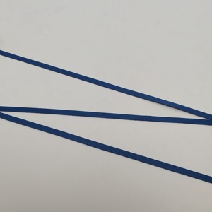 Double-Sided Blue Satin Nylon <b>Webbing</b> Strap New Design DIY Accessory Fabric Belt with Ribbon Band for Gift Packaging Tape - Product Image 1