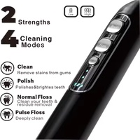 Brosse à dents électrique 3-en-1 2025 avec brossette ultrasonique et irrigateur buccal intégré, étanche IPX7, poils souples, sans fil pour le voyage