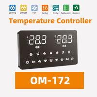 Contrôleur de température tactile grand écran OM-172 OMKJ - Plage de -40 à 80°C - Alimentation 110/220 V CA - Double affichage - Indice de protection IP65 - Précision 485 1