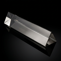 Prisme triangulaire en cristal K9 facetté haute clarté pour lustre d'hôtel de luxe et décoration d'éclairage intérieur