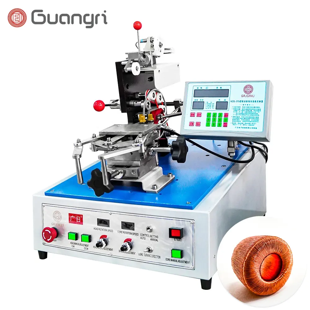 High quality bench top small toroidal CNC magnetic toroidal coil winding equipment inductor coil manufacturer