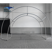 Arche triangulaire imprimée personnalisée pour salon professionnel Arche d'entrée 3D personnalisée 15x10 pour événement de promotion de salon commercial