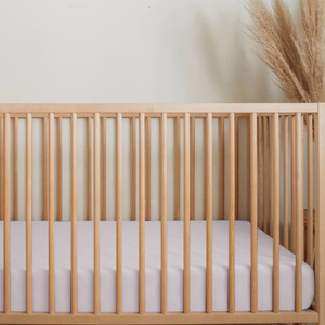 Effen Kleur Bamboe Katoenen Babybedlaken 100% Biologisch Katoenen Jersey Gebreide Meisjes En Jongens Wieg Hoeslaken - Product Image 2