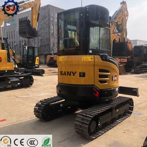 En stock, Mini-excavatrice SANY SY26U d'occasion, 2,6 tonnes, rotation zéro, taille compacte, moteur Yanmar, faible nombre d'heures, SY16C SY35U SY60C - Product Image 4