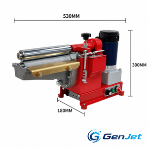 Máquina de Recubrimiento de Pegamento PU Eléctrica de 210 mm, Aplicador de Rodillos de Accionamiento Directo, Velocidad Variable, para Producción de Bolsas de Embalaje de Cuero - Product Image 2
