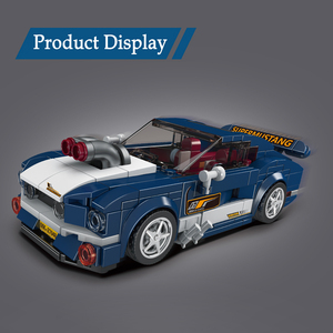 Car Model Mini Famous Car Model Sports Car Racing Car Eight-Grid Car Children's Educational Assembly Building <b>Block</b> Toy - Product Image 3