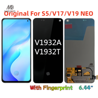 Layar Sentuh Kapasitif Super AMOLED Harga Pabrik LCD Digitizer untuk Ponsel Vivo IQOO3 5G