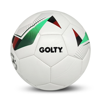 GOLTY SM-1020 Taille 5 Poids 400-440G et Circonférence 680-700MM avec Ballon de Football Traditionnel Renforcé Texturé Durable