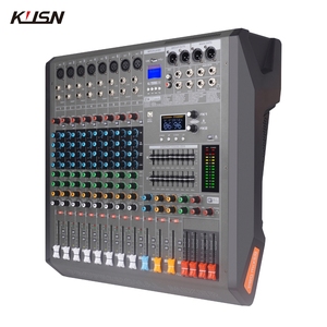 Double 99 DSP <span class=keywords><strong>500W</strong></span>*2 8 Canaux Amplificateur Mélangeur de Puissance Professionnel Console de Mixage Audio Numérique avec Bluetooth MP3 USB - Product Image 2