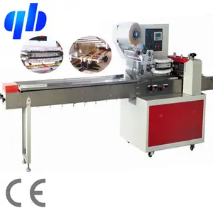 Máquina de embalaje de paquete de flujo de envoltura horizontal completamente automática Máquina de embalaje de paletas de helado Máquinas de sellado 350