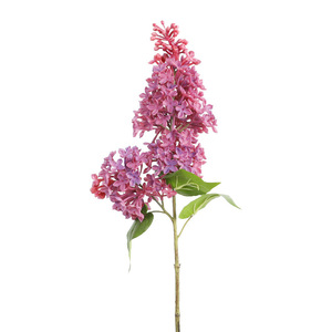 Artificial Lilac Flower 2-Head Soft Rubber Natural Touch Wedding Decoration - Product Image 5