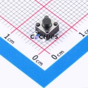 BTS0C00152CBG00 Tactile Switch SMD-4P,4.5x4.5mm Switch Round Button 2.6N Vertical Mount 4.5mm - Product Image 1