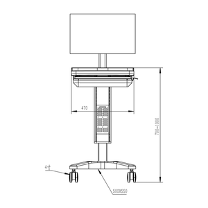 <span class=keywords><strong>Chariot</strong></span> de travail médical <span class=keywords><strong>mobile</strong></span> WEIYE avec support <span class=keywords><strong>pour</strong></span> ordinateur <span class=keywords><strong>portable</strong></span> et moniteur, <span class=keywords><strong>chariot</strong></span> médical professionnel <span class=keywords><strong>pour</strong></span> clinique dentaire - Product Image 6