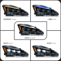Phare LED de voiture à lentille modulaire IS300 12V Neuf 6500K 4600 Lumens H7 Adaptation Universelle Haute Qualité 60W Rétrofit/Amélioration