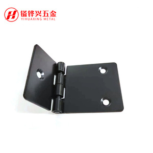 Charnière métallique Yihuaxing 40x30x1.5mm 115 degrés, finition noire mate, montage en surface, robuste et industrielle - Product Image 2