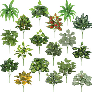 Wholesale 7-head <b>Artificial</b> Greenery <b>Bouquet</b>, <b>Artificial</b> Leaves as Floral Arrangement Materials for Home Soft Decor - Product Image 5