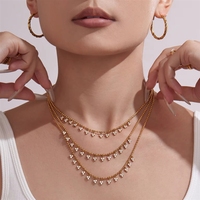 Ensemble collier et bracelet en acier inoxydable plaqué or 18 carats avec zircon cubique en forme de grappe, bijoux étanches, fournisseur OEM/ODM personnalisé en gros