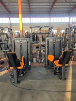 Équipement de musculation commercial ZY, ensemble complet, machine de musculation à charge par pignon réglable, pour pectoraux et bras, en acier robuste