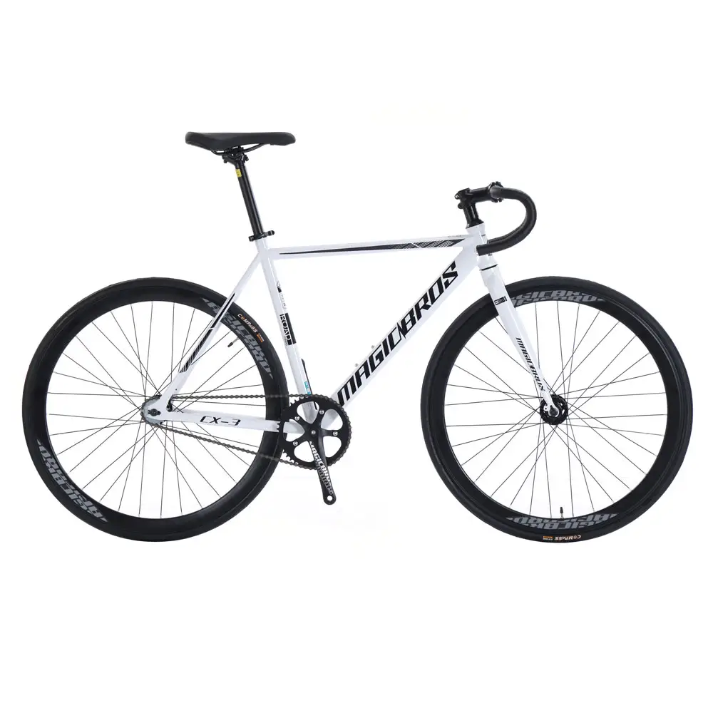 MAGICBROS CX-3 Fixie bisiklet bisiklet sabit dişlisi bisiklet 700C 48mm / 52mm / 55mm Fixie yol bisiklet iskeleti ucuz Fixie bisikletleri