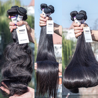 Rambut Mentah Kamboja Tanpa Proses, Rambut Virgin Brasil Grosir dengan Kutikula Tertata Rapi, Vendor Rambut Mentah Manusia
