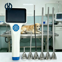 Otoscope vidéo HD vétérinaire professionnel, laryngoscope vétérinaire, commande tactile, 6 lumières LED, sortie Type-C, endoscope auriculaire pour animaux de compagnie
