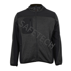 Chaqueta de Trabajo para Hombre, con Capucha, Resistente al Viento, para Invierno, con Bolsillos Multiusos y Diseño con Cremallera - Product Image 2