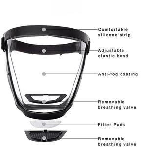 Masque de protection facial complet en plastique transparent anti-buée pour la sécurité à domicile et les urgences GZ RTS Commande en gros mixte - Product Image 3