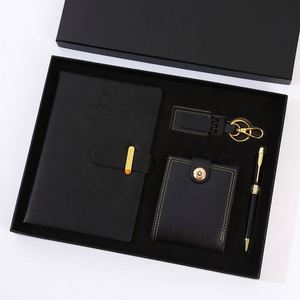 Executive Gift <b>Set</b> for Corporate Events - Branded <b>Notebook</b>, Wallet & Keychain, Premium Business Gifts - Product Image 3