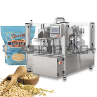 Machine d'emballage de farine d'avoine, machine d'emballage multifonctionnelle pour les particules de céréales alimentaires, pesage automatique, sac pré-fabriqué