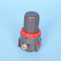 Vanne de régulation d'air pneumatique avec manomètre 150 psi 1 MPa Mini BSP NPT 1/4" en aluminium Ar2000