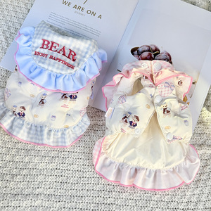 Vestito Caldo per Cani con Stampa Orso Carino Autunno Inverno - Product Image 2