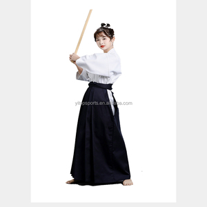 Uniforme de <span class=keywords><strong>Hakama</strong></span> de Algodón de Alta Calidad para Artes Marciales de Kendo, Personalizado - Product Image 4