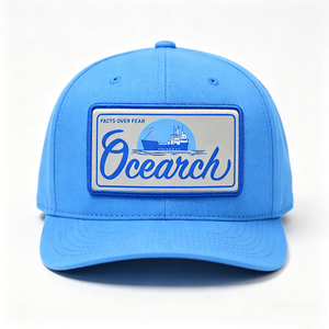 Casquette de camionneur Ocearch personnalisée, casquette de baseball respirante avec dos en maille et logo brodé, chapeau de protection solaire unisexe pour l'extérieur - Product Image 3