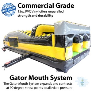 Pista de Obstáculos Inflable de PVC de la Marca Comercial ADS, Muro de Escalada, <span class=keywords><strong>Venom</strong></span>, Juego de 3 Piezas - Product Image 4