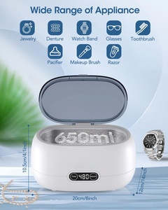 Nouveau Nettoyeur à Ultrasons Électrique 700ml 48KHz 24W 18W pour Bijoux et Articles Essentiels Domestiques - Nettoie Prothèses Dentaires, Bijoux, Lunettes - Product Image 3
