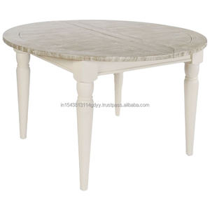 Mesa de comedor redonda moderna de madera maciza para el hogar para comedor, sala de estar dormitorio o, Rincón de desayuno o comedor de cocina - Product Image 1