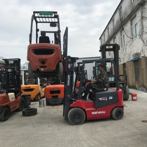 Narrow NICHIYU 3 Ton Diesel Engine Forklift Optional Lithium Battery System Three-Way <b>Pallet</b> Stacker <b>Used</b> Condition Heli Brand - Product Image 5