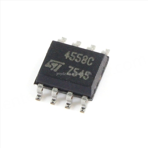 MC4558CDT SOP-8 Chip Amplificador Operacional Bipolar de Doble Canal y Amplio Rango de Frecuencia - Product Image 1