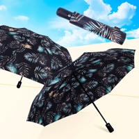 Parapluie pliant RST pour femme avec impression, parapluies automatiques bon marché en gros